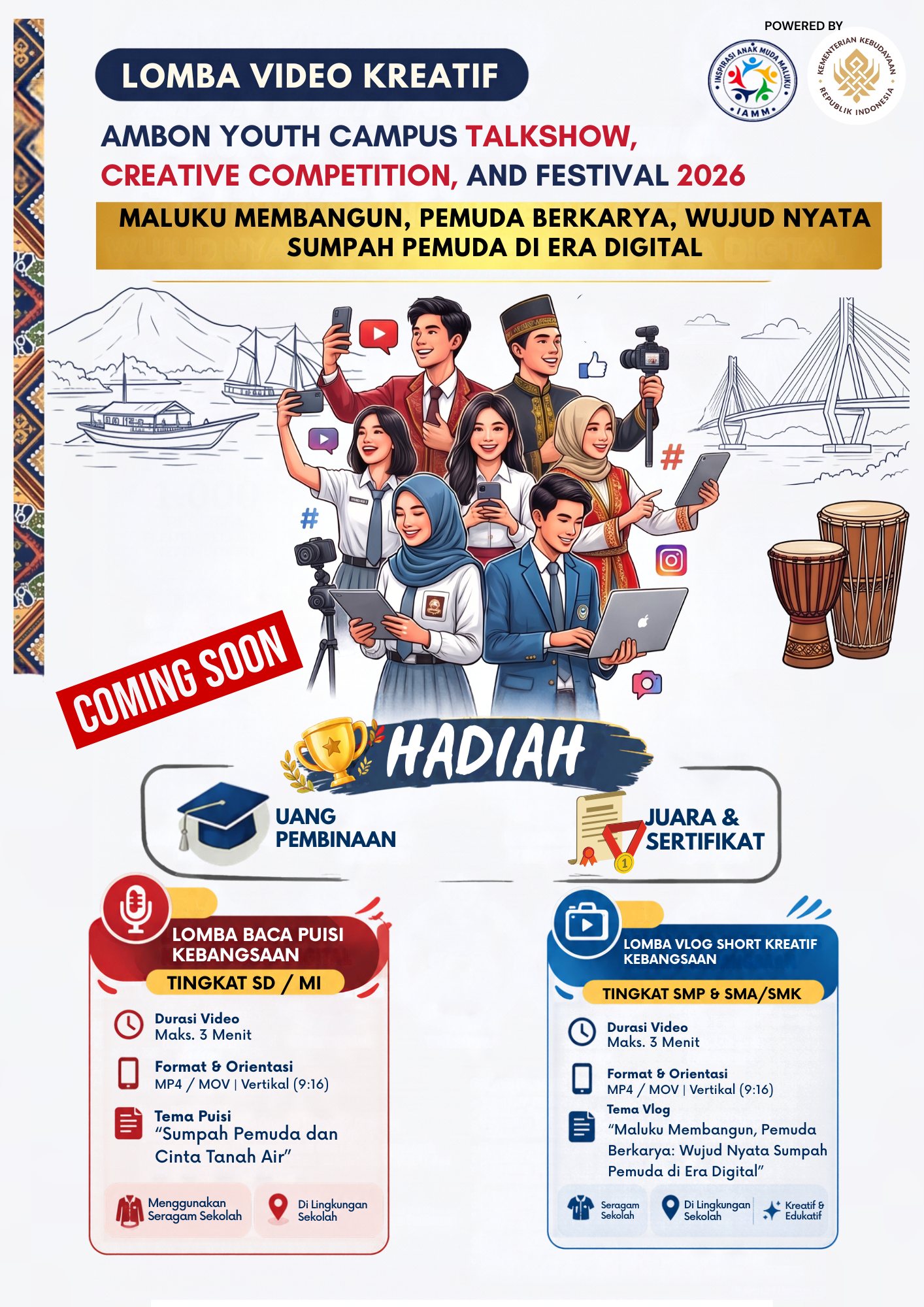 Ambon Youth Campus Talkshow, Creative Competition, and Festival 2026
